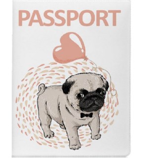 Обложка для паспорта «Мопс» купить в Минске +375447651009
