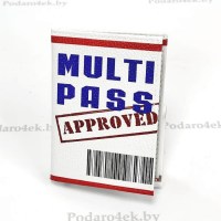 Обложка для паспорта «MULTI» натуральная кожа Минск +375447651009