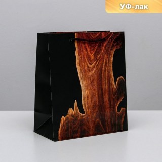 Пакет ламинированный «Wood» 23 × 27 × 11 см купить в Минске +375447651009