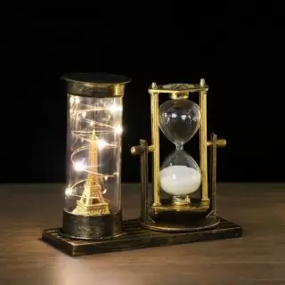 Песочные часы «Париж» с подсветкой цвет: микс купить в Минске +375447651009