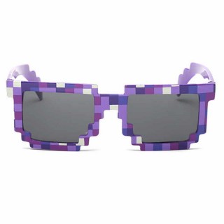 Пиксельные очки Minecraft фиолетовые Минск +375447651009