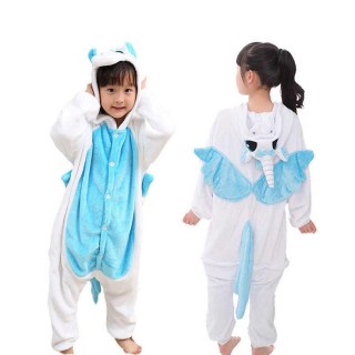 Пижама кигуруми детская «Голубой единорог» купить в Минске +375447651009