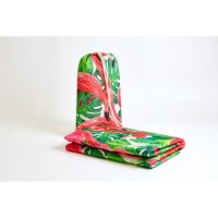 Пляжное покрывало в рюкзаке «Красный фламинго» 90х140 см купить в Минске +375447651009
