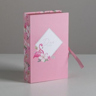 Подарочная коробка-шкатулка «Фламинго» 20 х 12,5 х 5 см купить в Минске +375447651009