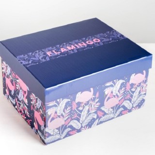 Подарочная коробка «Flamingo» 31,2 х 25,6 х 16,1 см купить в Минске +375447651009