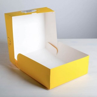 Подарочная коробка «Смайлик» 25 × 25 × 10 см купить в Минске +375447651009