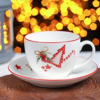 Подарочный чайный набор «Пряничные домики»: кружка и ложка  купить в Минске +375447651009