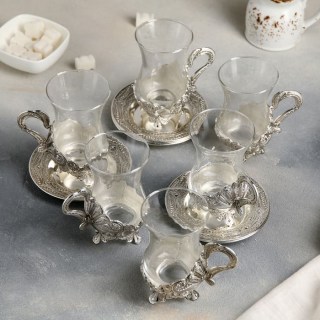 Подарочный чайный сервиз «Silver» 12 предметов купить в Минске +375447651009