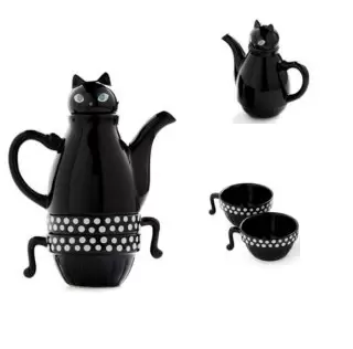 Подарочный набор «Черная Кошка» заварник с чашками Минск +375447651009