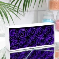Подарочный набор «Purple roses» мыльные цветы