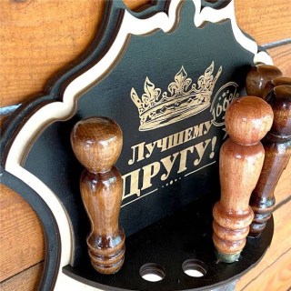 Подарочный набор шампуров на подставке «Лучшему другу» Минск +375447651009