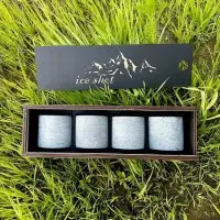 Подарочный набор стопок из камня стеатита «ICE SHOT» 4 штуки Минск +375447651009