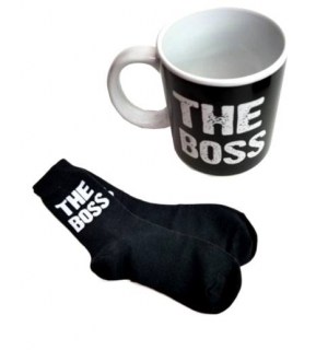 Подарочный набор «THE BOSS» (кружка и пара носков) Минск +375447651009