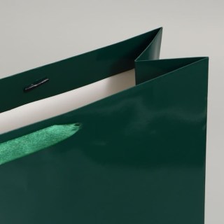 Подарочный пакет горизонтальный «Emerald» 40 х 31 х 14см фото