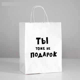 Подарочный пакет «Мой подарок» 24 × 32 × 10,5 см в Минске