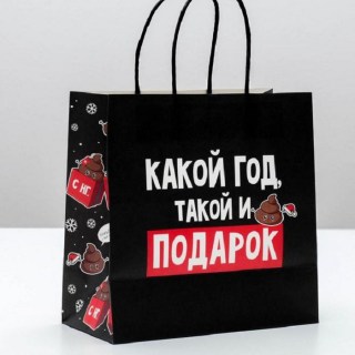 Подарочный пакет «Такой вот подарок» 22 × 22 × 11 см купить в Минске +375447651009