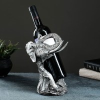 Подставка для бутылки «Слон» цвет: серебро Минск +375447651009