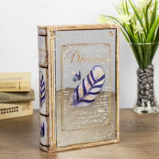 Сейф-книга «Мечты» с зеркальной поверхностью 24 см. купить в Минске +375447651009
