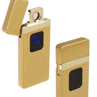 Сенсорная USB зажигалка «LIGHTER» золотистая Минск +375447651009