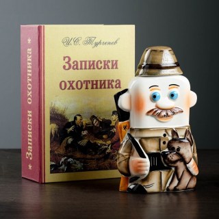  Штоф в подарочной книге-шкатулке «Охотник» Минск +375447651009