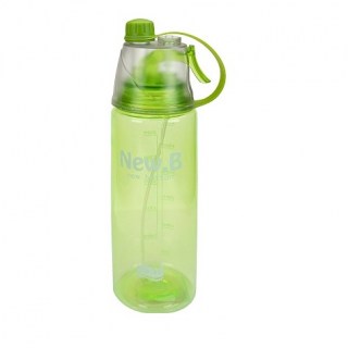 Спортивная бутылка для воды «New button» с распылителем зеленая 600 мл Минск