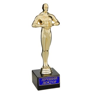 Статуэтка Оскар на камне «Лучший доктор» 18 см. купить Минск +375447651009