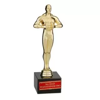 Статуэтка Оскар на камне «За силу и благородство» 18 см. купить +375447651009