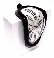 Стекающие часы Сальвадора Дали «Melting Clock» черные Минск +375447651009