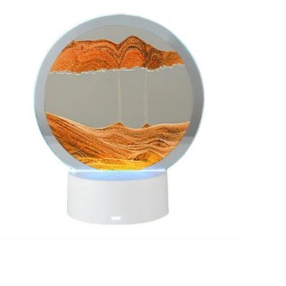 3D картина антистресс из песка с подсветкой, оранжевый песок 15,8 см Минск