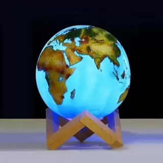 3D светильник «Планета Земля» от USB купить в Минске +375447651009
