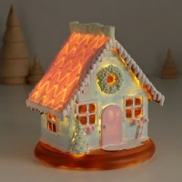 Светильник-ночник «Зефирный пряничный домик» 12 см. Минск +375447651009