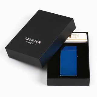 USB зажигалка в коробке 'Saberlight' синяя купить
