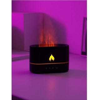 Увлажнитель воздуха с эффектом пламени «Камин»: ультразвуковой,цвет черный купить