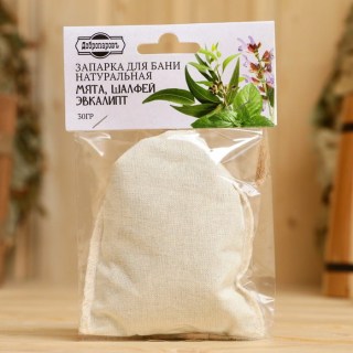 Запарка для бани «Мята, шалфей, эвкалипт»  купить