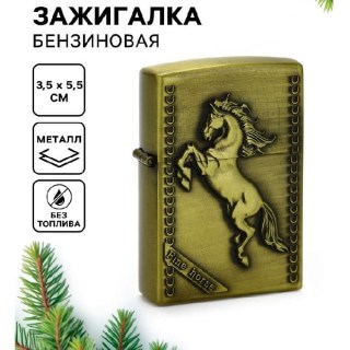 Зажигалка бензиновая «Fine horse» купить