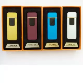 Зажигалка с зарядкой от USB «Элегант» золотистая купить в Минске +375447651009