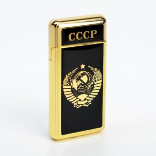 Зажигалка «СССР» газовая золото купить в 